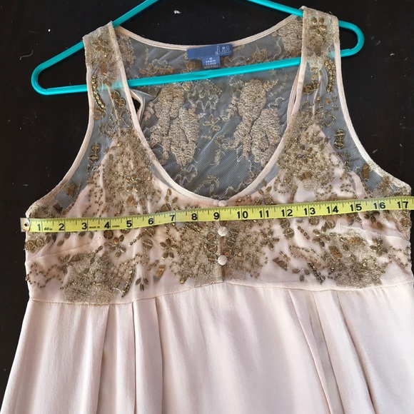 Anthropologie silk and lace dress. 12 - Picture 7 of 7